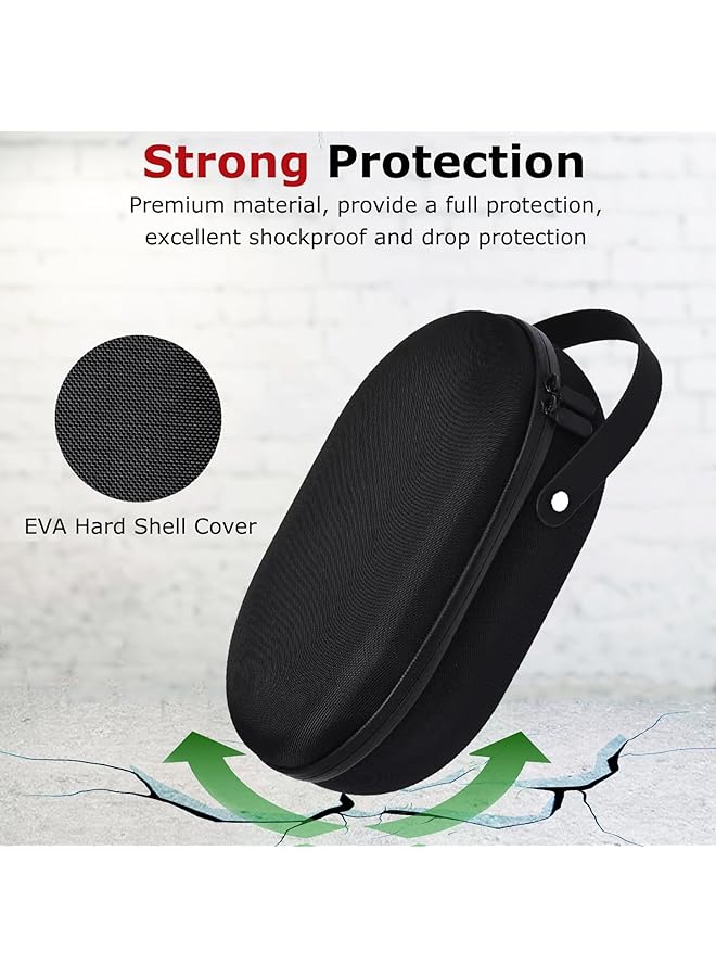 إيروريكس حقيبة حمل صلبة لكاميرا Vision Pro، حقيبة تخزين صلبة ذات أقسام متعددة لكاميرا Vision Pro، حقيبة سفر محمولة متوافقة مع ملحقات البطارية والشاحن Rv1931 - Image 2