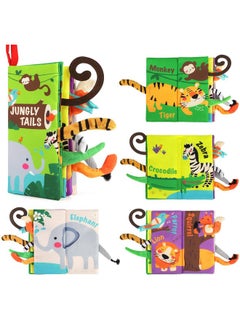 beiens Baby Books Toys, Touch And Feel Crinkle Cloth Book For Infant Baby 0-3-6-12-18 Months, Early Development Interactive Stroller Soft Toys, Shower Gifts Christmas Stocking Stuffers For Boys Girls  - Image 1