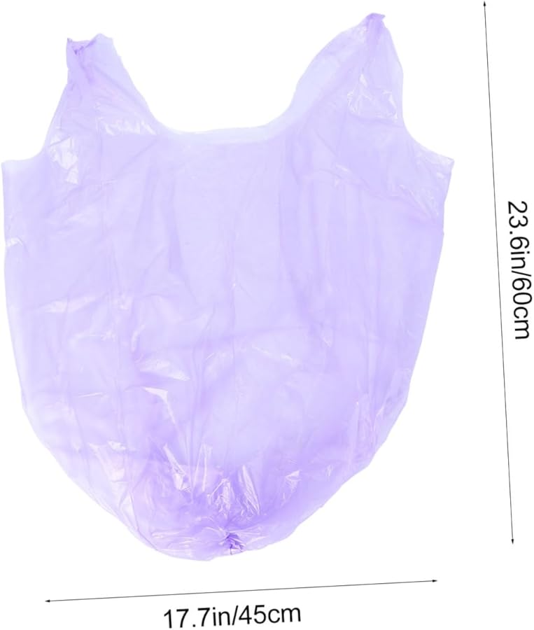 أكياس قمامة أرجوانية ثقيلة بمقابض مقاومة للتسرب عديمة الرائحة 5 لفات للمنزل والمكتب - Image 3