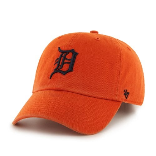 47 MLB Detroit Tigers Men's Clean Up Cap, Orange - Image 3