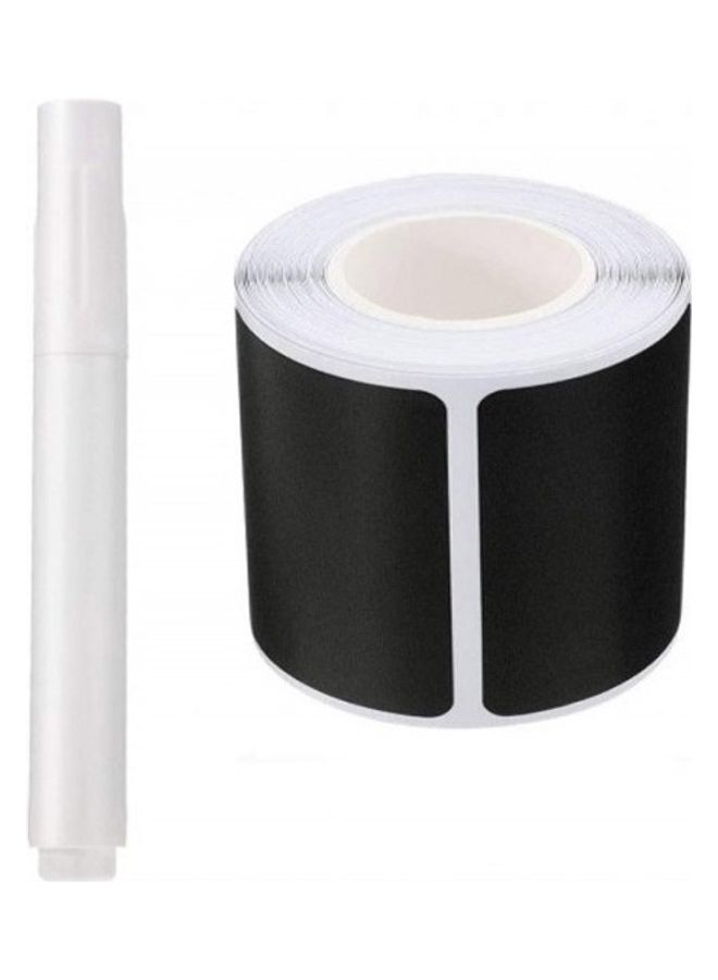 NIBEMINENT 120-Piece Chalkboard Label With Marker Black - Image 4