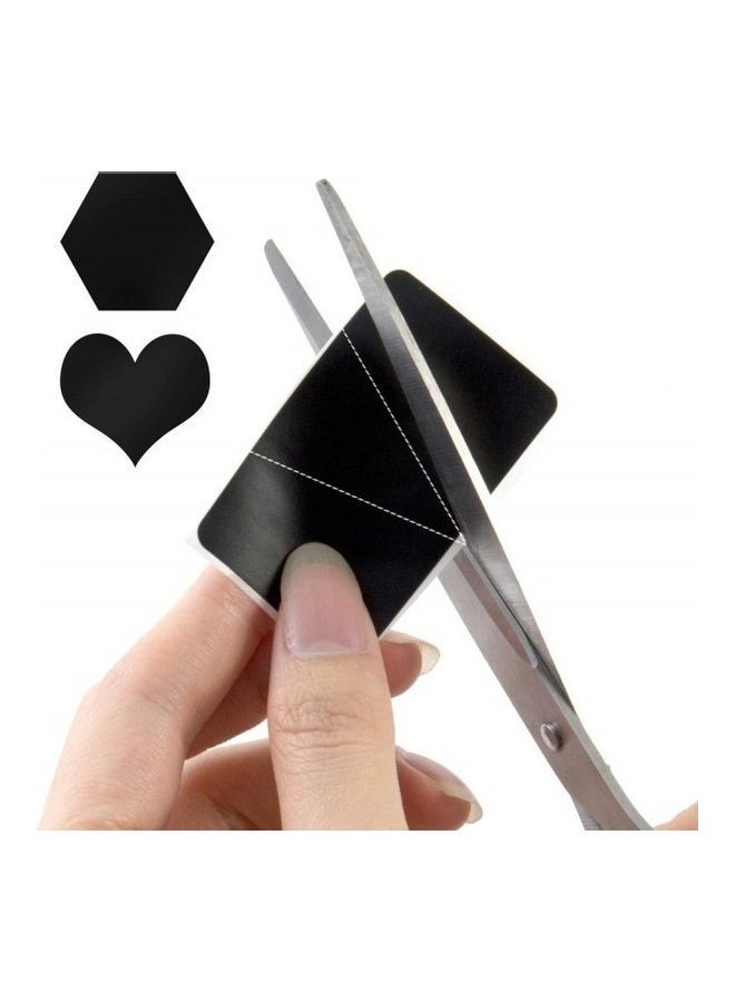 NIBEMINENT 120-Piece Chalkboard Label With Marker Black - Image 3