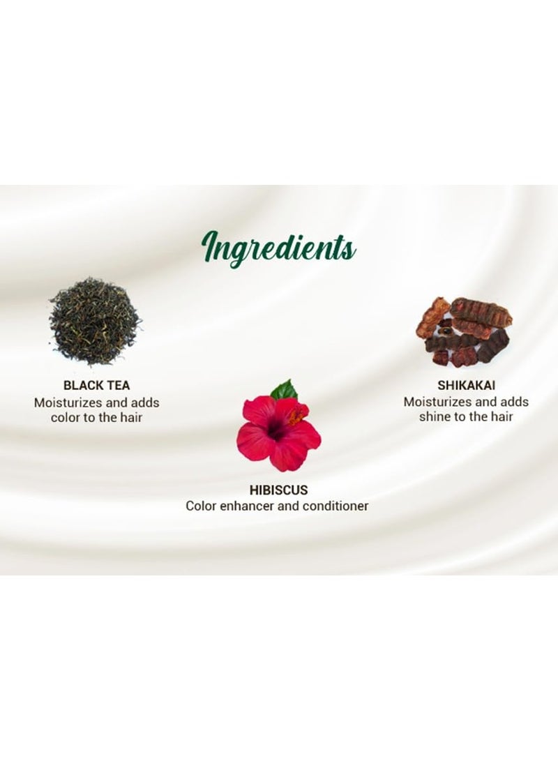 بيوتيك هيربكلور هيربكولور لون شعر خالي من الأمونيا أسود طبيعي 1ن 9 بخلاصة الأعشاب المرطبة 50غم 110مل - Image 4