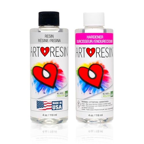 ArtResin Epoxy Resin – High-Gloss Clear Coat for Artwork - 8 oz (4 oz Resin + 4 oz Hardener) (236 ml) - Image 1