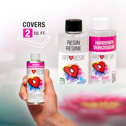 ArtResin Epoxy Resin – High-Gloss Clear Coat for Artwork - 8 oz (4 oz Resin + 4 oz Hardener) (236 ml) - Image 3