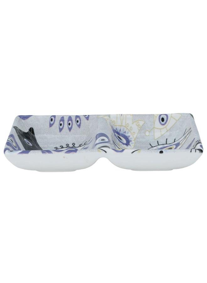 Alsaif Porcelain Serving Plate 17X9X3 Cm White  - Image 1