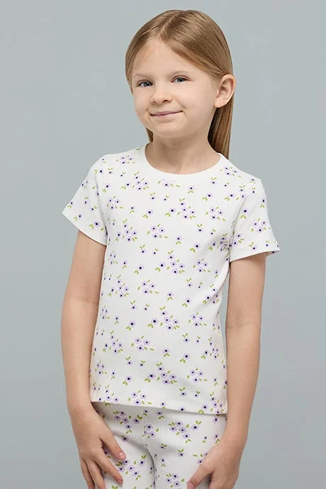 أر أند بي 2 Printed T-Shirts With And Short Sleeves