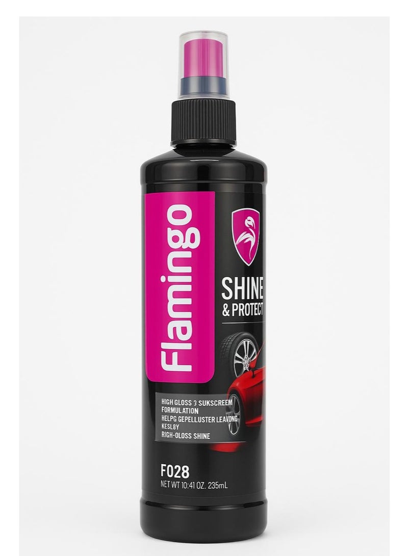 Generic Flamingo Protectant 10oz, Shines & Protects Vinyl, Rubber & Plastic  - Image 1