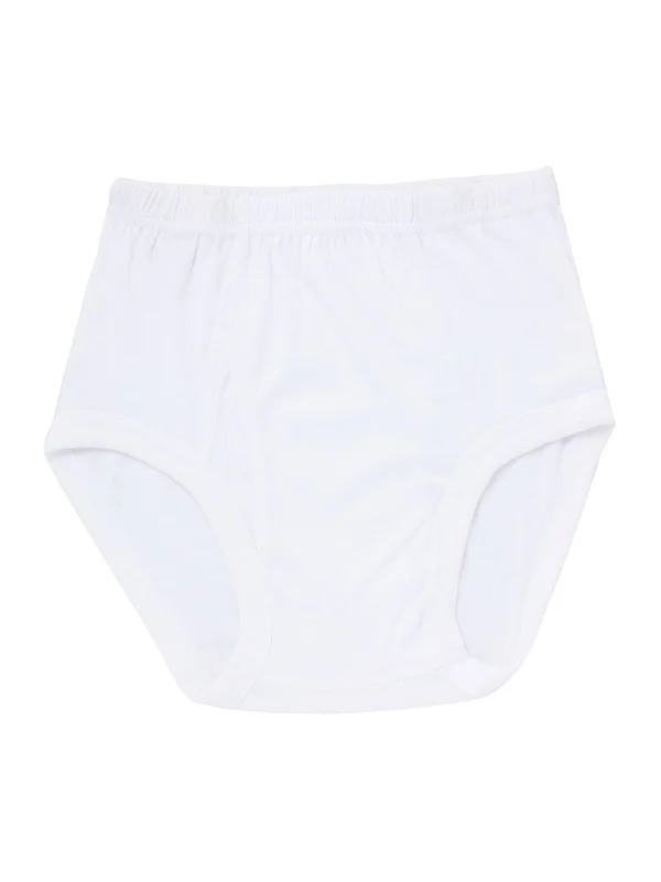 Byc  BOY'S 100% COMBED COTTON BRIEF SKIN FRIENDLY UNDERWEAR - WHITE White for Men | Best Price UAE