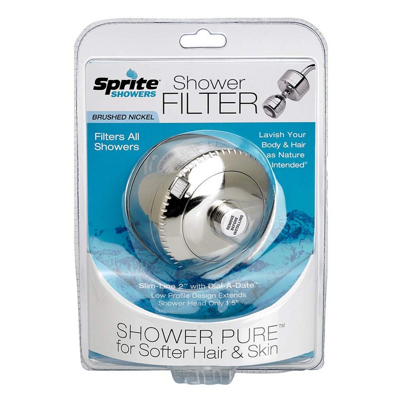Sprite Industries SL2-BN Slim-Line 2 Universal Shower Filter, Brushed Nickel - Image 3