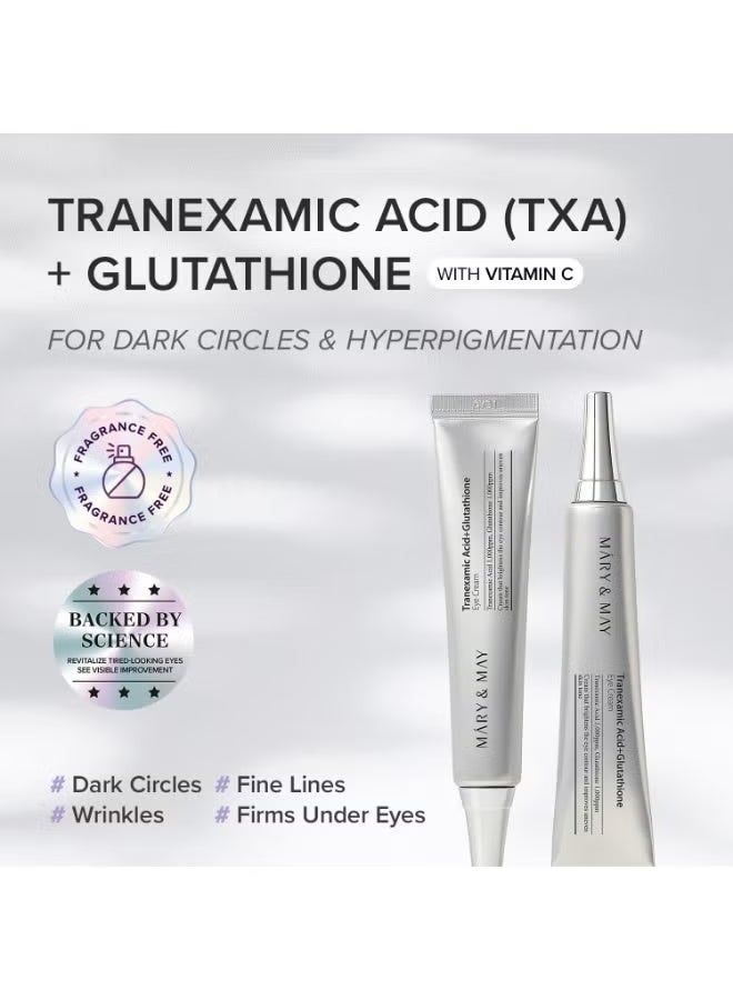MARY & MAY Glutathione Eye Cream Special Set 1 * 30g + 2 * 12g - Powerful Antioxidant, Reduces Dark Circles in the Eye, Improve Uneven Skin Tone with Vitamin C - Image 2