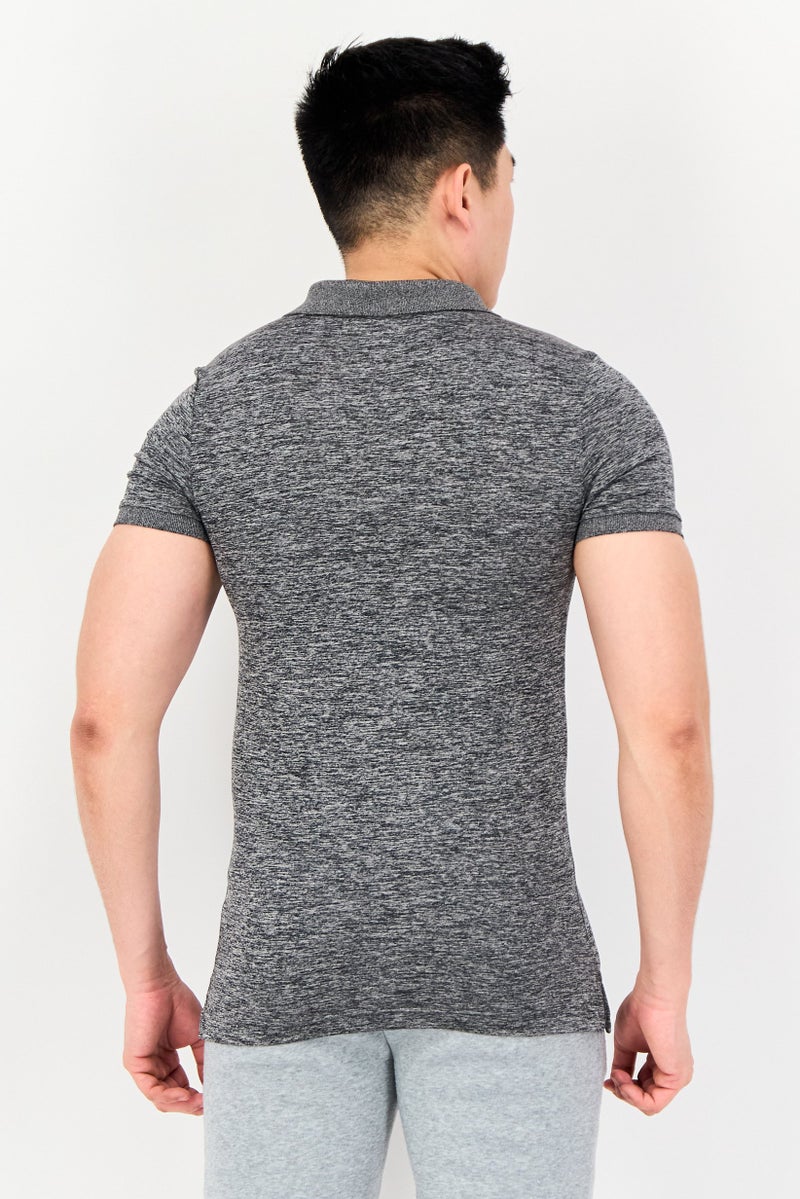 PUMA Men Sportswear Fit Short Sleeve Outdoor Polo Shirt, Grey - Image 4