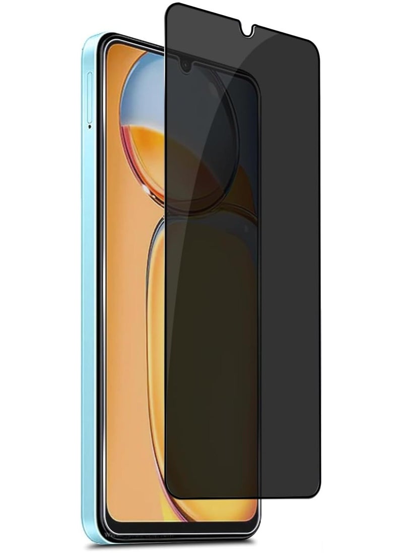 Generic - Tempered Glass Screen Protector for Xiaomi Redmi 12C Privacy Protection Tempered Glass Screen Protector for Redmi 12C Black - Image 1