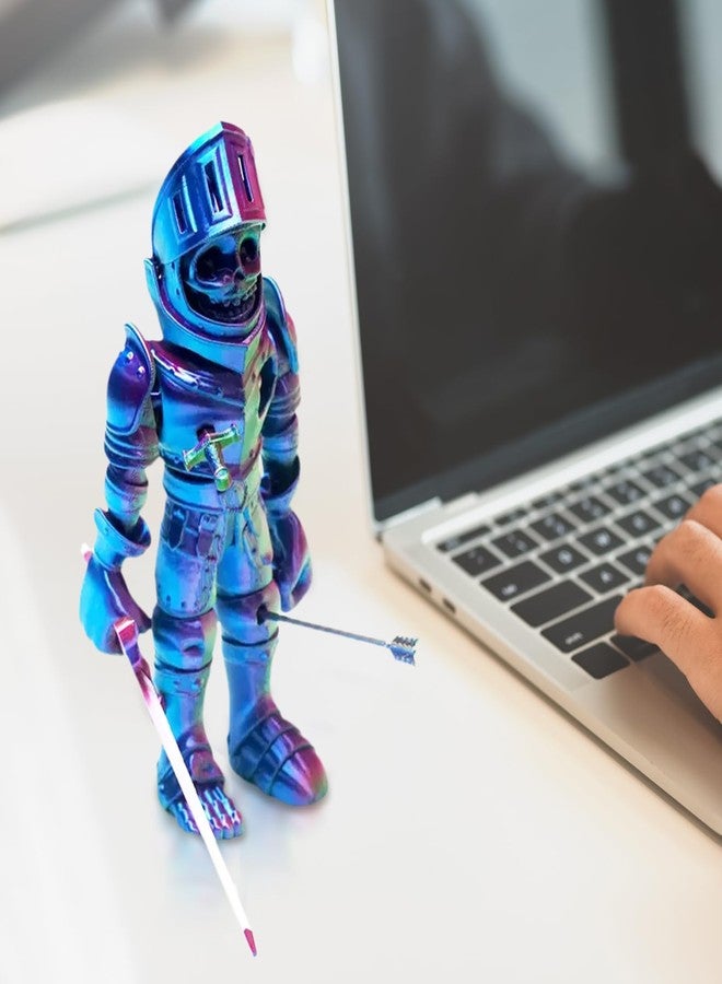SAMIQU 3D Printed Skeleton Warrior Joint Free, Skeleton Knight Collectible Figurine,Perfect for Home Office Décor & Gift - Image 5