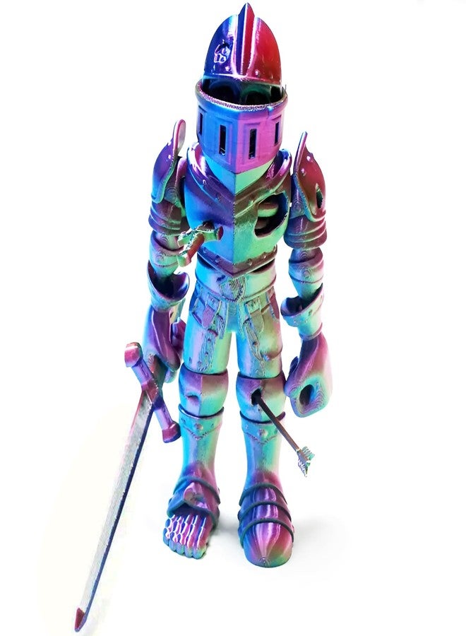 SAMIQU 3D Printed Skeleton Warrior Joint Free, Skeleton Knight Collectible Figurine,Perfect for Home Office Décor & Gift - Image 1