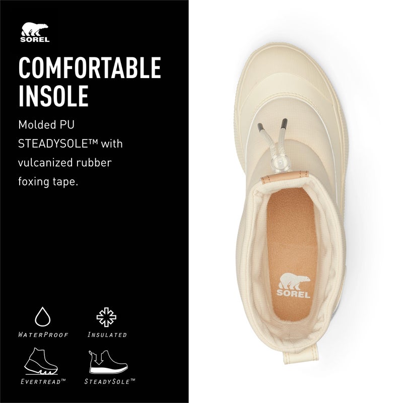 SOREL Women's Out N About lV Puffy Waterproof Boot - Honey White, Canoe - 7.5 - Image 5