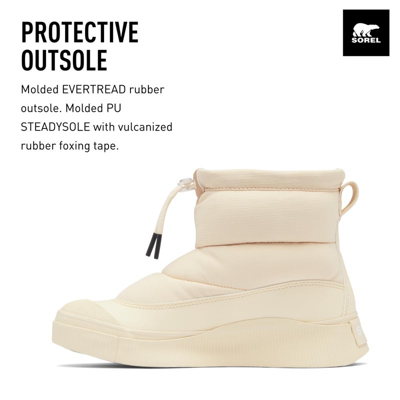 SOREL Women's Out N About lV Puffy Waterproof Boot - Honey White, Canoe - 7.5 - Image 4