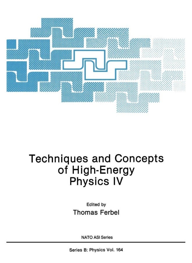 Techniques and Concepts of High-Energy Physics IV 