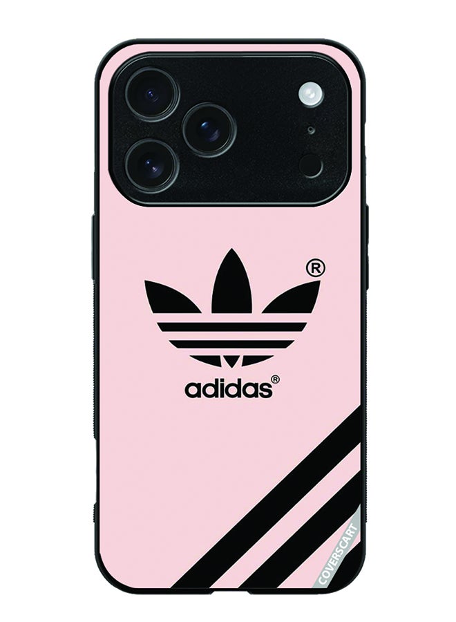 Protective Case Cover For Apple iPhone 17 Pro Max Adidas Design Pink
