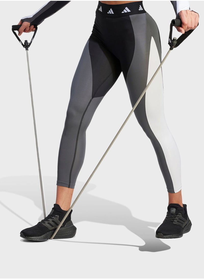 Adidas - Techfit Colorblock 7/8 Leggings - Image 1