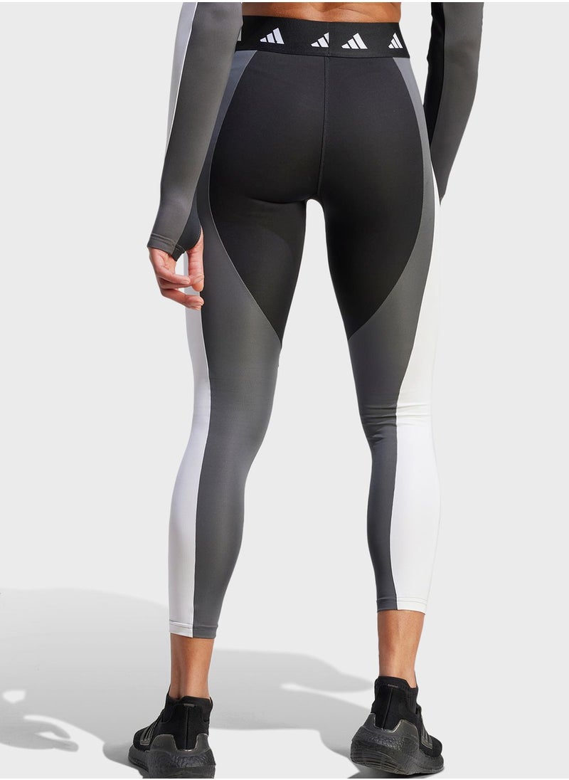 Adidas - Techfit Colorblock 7/8 Leggings - Image 1