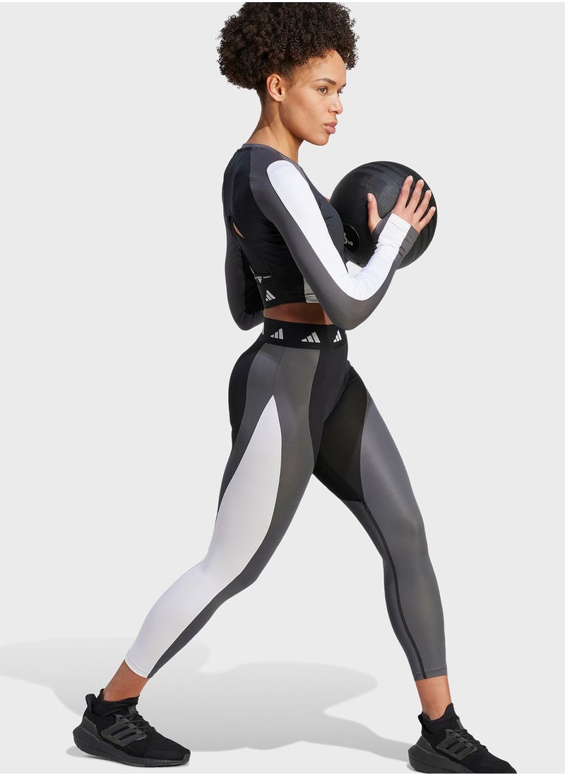 Adidas - Techfit Colorblock 7/8 Leggings - Image 1