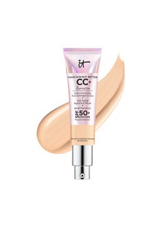 IT COSMETICS Your Skin But Better Cc+ Cream Illumination Light Medium (C) Color Correcting Cream Full Coverage Foundation Hydrating Serum & Spf 50+ Sunscreen Radiant Finish 1.08 Fl Oz  - Image 1