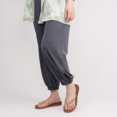 KuaiLu Womens Fashion Flip Flops Ladies Lightweight Summer Beach Yoga Mat Thong Sandals with Comfortable Arch Support Khaki Size 7 - Image 2