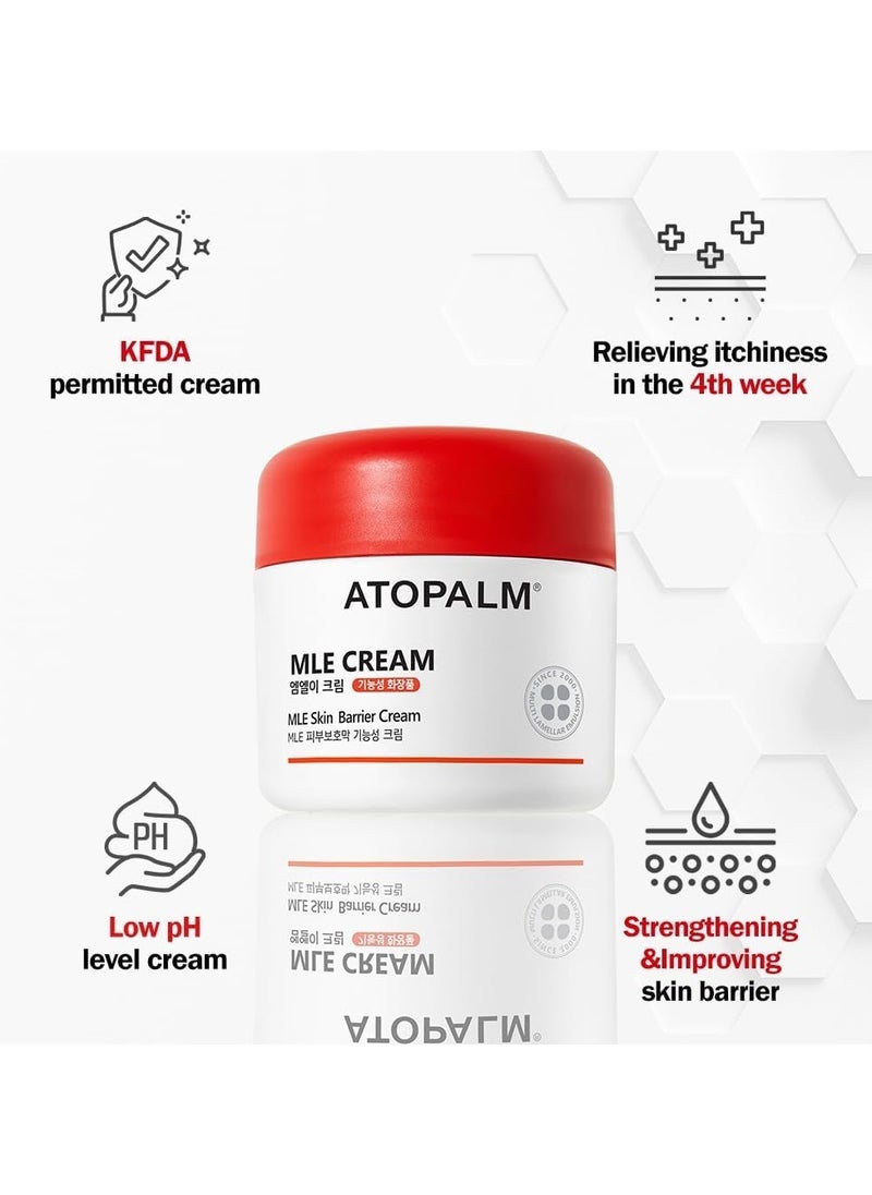 Atopalm ATOPALM MLE Eczema Cream 65ml, Premium Baby Face and Body Moisturizer for Skin Barrier, Daily Long-lasting Moisturizing Facial Cream for Relieving Itchiness & Redness, Gentle Baby Skincare 1 Count  - Image 3