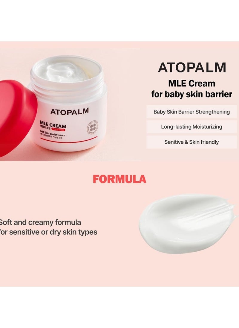 Atopalm ATOPALM MLE Eczema Cream 65ml, Premium Baby Face and Body Moisturizer for Skin Barrier, Daily Long-lasting Moisturizing Facial Cream for Relieving Itchiness & Redness, Gentle Baby Skincare 1 Count  - Image 5