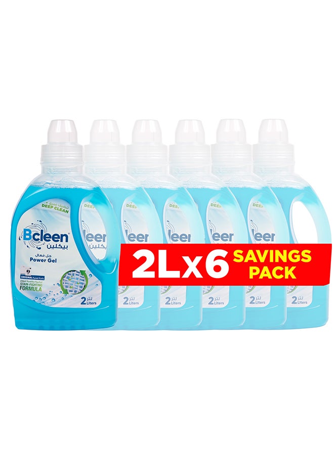 Bcleen Liquid Laundry Detergent,With Deep Clean Front/Top Load 2L (SAVINGS PACK OF 2L X 6) - Image 1