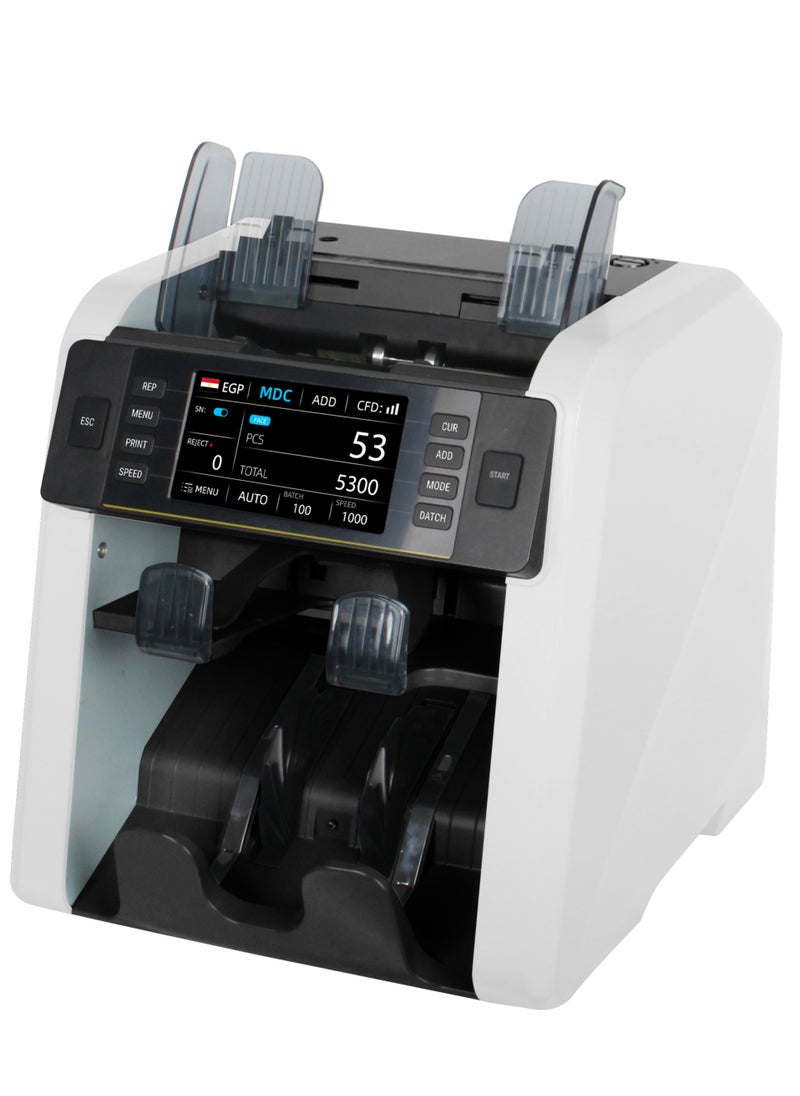 LOTFY GROUP - BX777/1+1 Bill Counter: State-of-the-Art Top-Loading System Featuring Dual CIS Sensors for Highly Accurate Mixed Denomination Counting and Efficient Cash Management by Lotfy Group. - Image 1