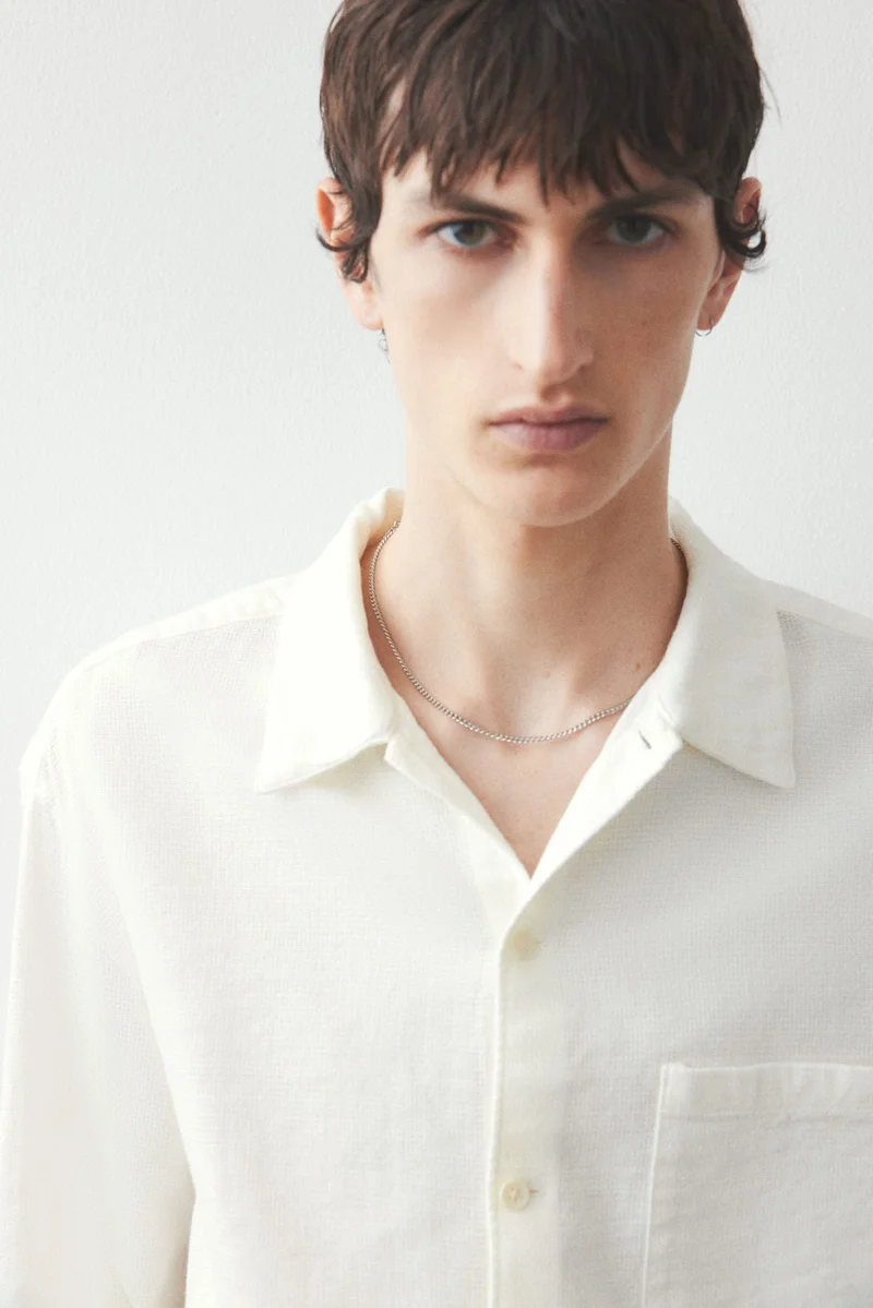 H&M Regular Fit Textured shirt