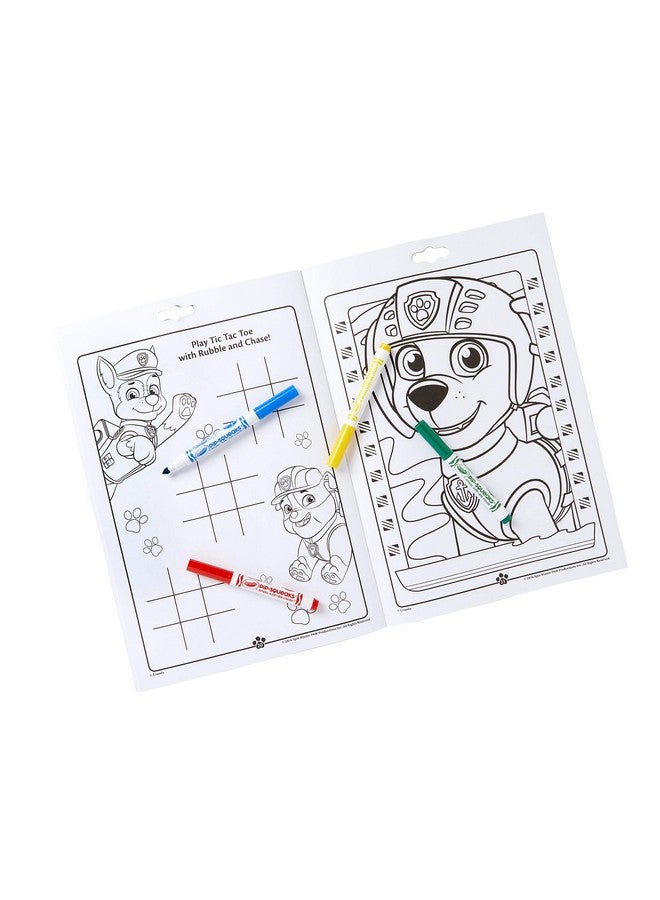 Crayola Paw Patrol Color Wonder Mess Free Coloring Pages & Markers Gift Kids (046918) - Image 3