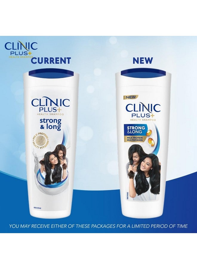 كلينيك بلس شامبو قوي وطويل 650 مل || مع بروتينات الحليب والفيتامينات المتعددة لشعر صحي وطويل - شامبو مقوي لنمو الشعر - Image 3