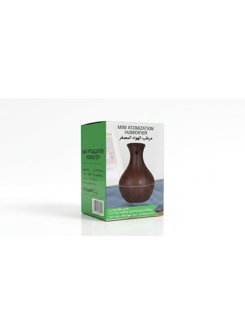 MINI HUMIDIFIER QH 216 - SL-003 Ceramic Aroma Diffuser – Ultrasonic Cool Mist, 7 LED Colors, Auto Shut-Off Timer, USB Air Humidifier for Home, Bedroom, Baby Room & Car - Beige - Image 2