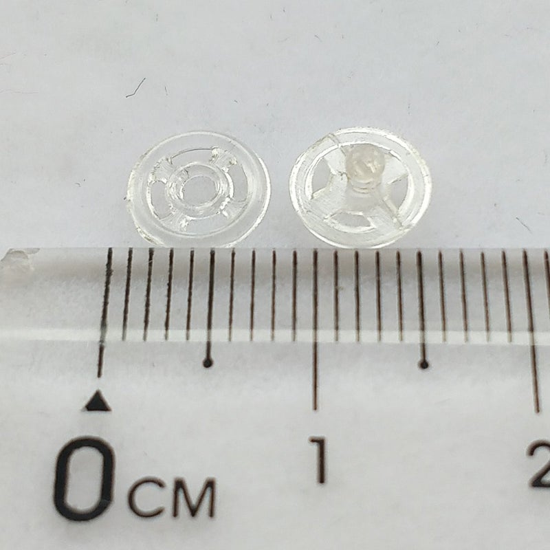Chenkou Craft Plastic Snap Button Clear Upick 6size Choose 100pcs (7mm) - Image 4