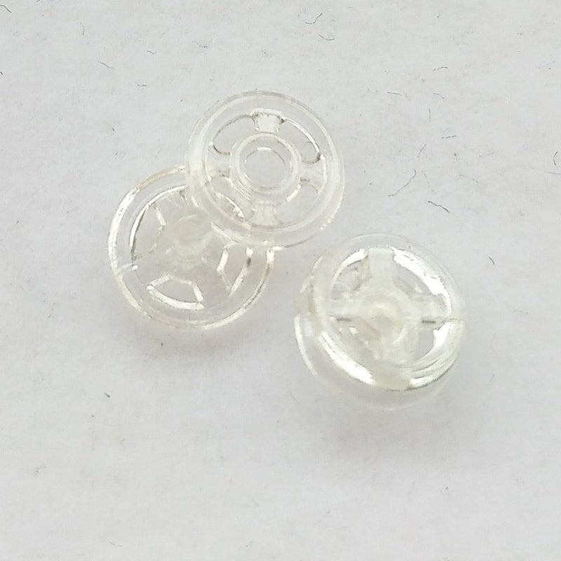 Chenkou Craft Plastic Snap Button Clear Upick 6size Choose 100pcs (7mm) - Image 3