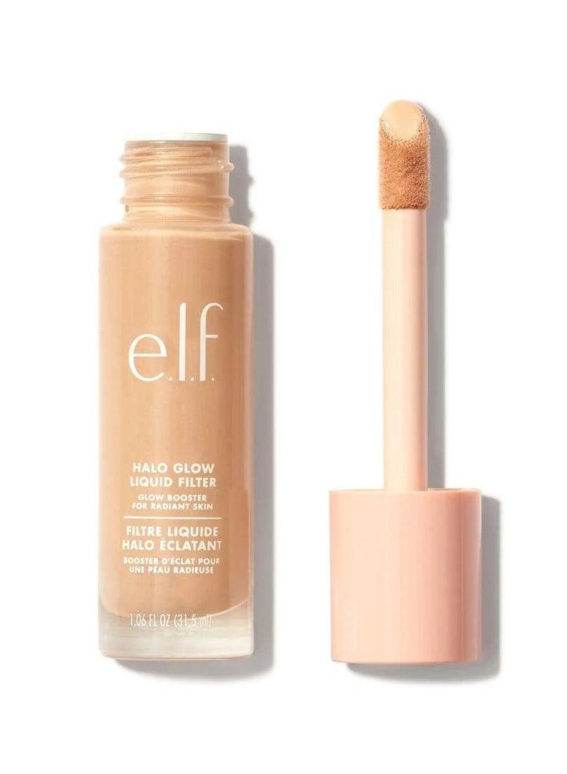 إلف فلتر هالو جلو السائل، معزز للبشرة للحصول على مظهر متوهج وناعم، غني بحمض الهيالورونيك، نباتي 3 فاتح/متوسط - Image 1
