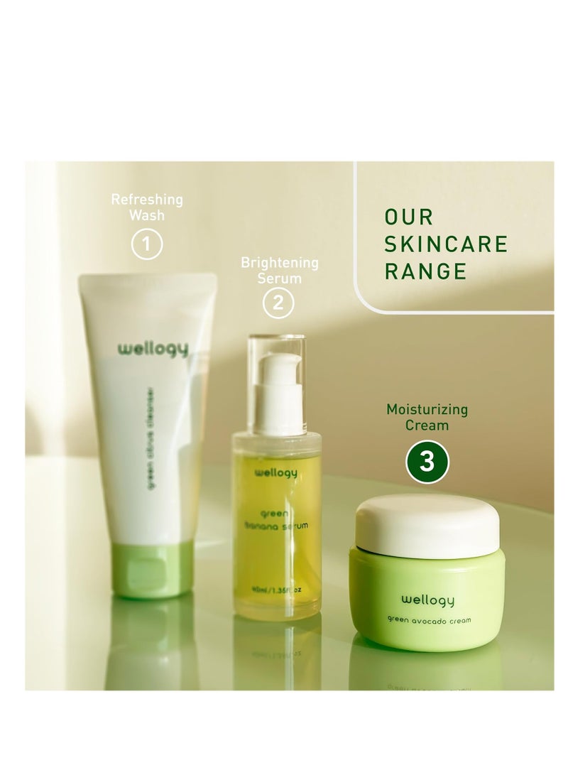 Wellogy Korean Daily Niacinamide Moisturizer Face Cream with Vitamin C and Natural Green Avocado | Normal to Combination Skin | Vegan, Moisture Boost, Lightweight Formula for Hydrated Skin | 55ml - Image 2