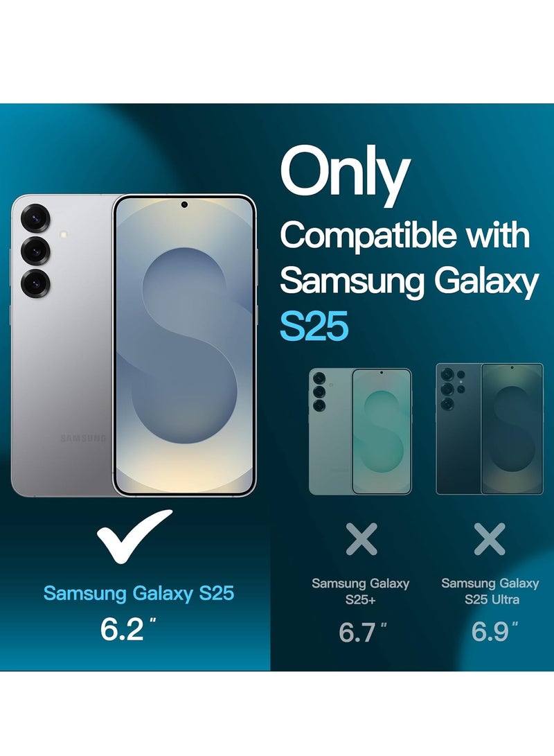BORTONY Samsung Galaxy S25 Screen Protector With 3-Pack Anti-scratch Ultra Resistant Clear Protective Tempered Glass For Samsung Galaxy S25 5G 6.2-inch - Image 2