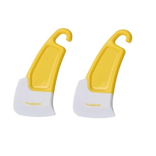 Trifecta Silicone Pan Cleaning Scraper, Cleaning Bowl Scraper Dish Scraper for Kitchen 2Pcs Non-Stick Plastic Pot Scraper Tool for Pans Pots (2) - Image 1
