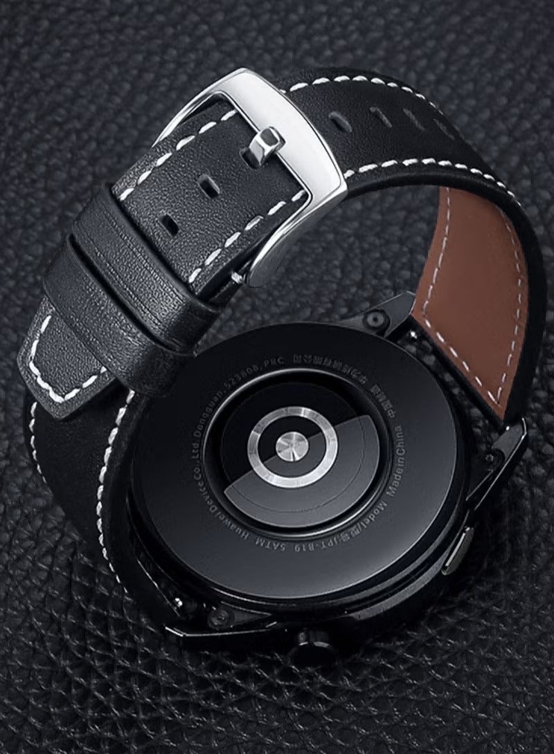 Bracelet Watchband For Huawei Watch GT3 Leather Straps Honor Magic 3 22mm  - Image 2