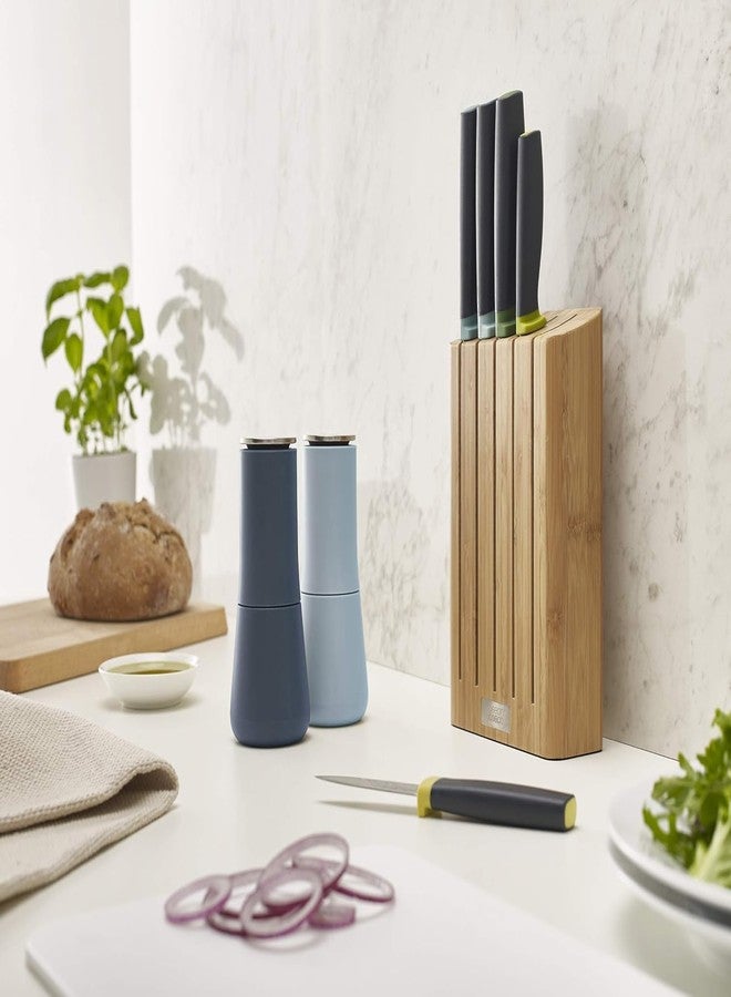NETZILLA Manual Salt and Pepper Mill Grinder Non-Spill Spice Mill with Adjustable Ceramic Grinder Refillable Seasoning Bottle Container - Image 4