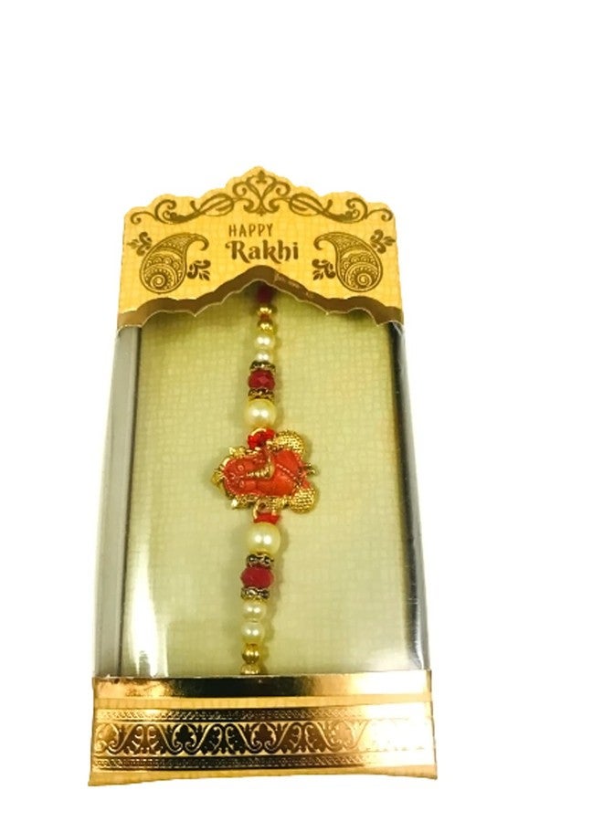 Evisha Box Packing Ganesh Murti Rakhi For Brother | Rakhi Combo-BR-12 || rakhi || rakhi set || rakhi for brother || rakhi for brother and bhabhi || rakhi combo || bhaiya bhabhi rakhi || rakhi gifts - Image 5