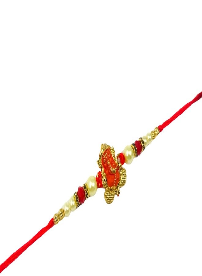 Evisha Box Packing Ganesh Murti Rakhi For Brother | Rakhi Combo-BR-12 || rakhi || rakhi set || rakhi for brother || rakhi for brother and bhabhi || rakhi combo || bhaiya bhabhi rakhi || rakhi gifts - Image 4