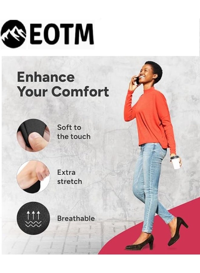 اي او تي م 12 زوجًا من الجوارب غير المرئية غير القابلة للانزلاق ذات القطع المنخفضة جدًا للنساء - Image 3
