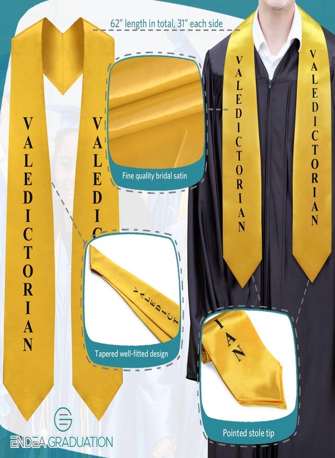 Endea Graduation وشاح التخرج للمتفوقين من إنديا (ذهبي) - Image 3