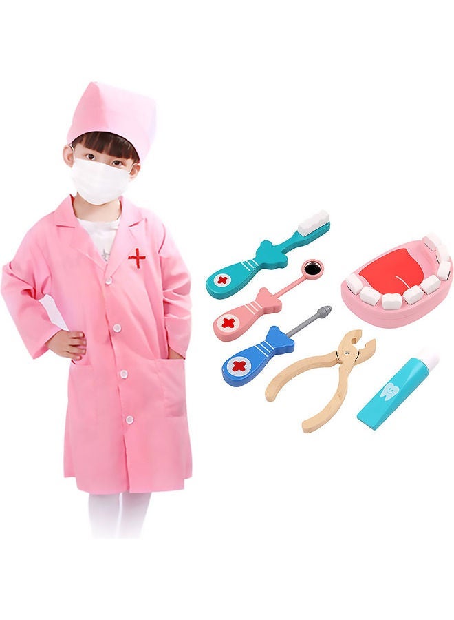 نيبمينينت Kids Doctor Costume Set With Accessories 70cm - Image 1