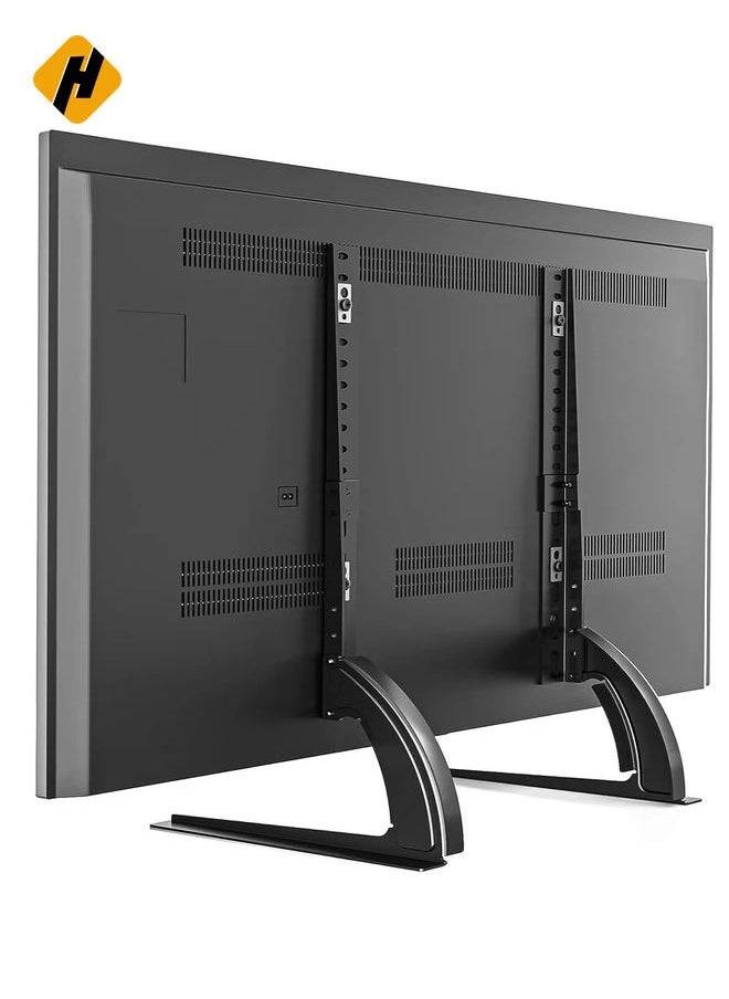 هوها 5RCOM TV Stand Mount ، Universal TV Stand Tabletop من 22 إلى 65 بوصة LCD LED LED أجهزة تلفزيون بشاشة مسطحة ، أرجل تلفزيونية ، يحمل ما يصل إلى 88 رطل ، Max Vesa 800 × 500 مم ، قاعدة تلفزيون قابلة للتعديل ، ارتفاع ، حامل تلفزيون  - Image 1